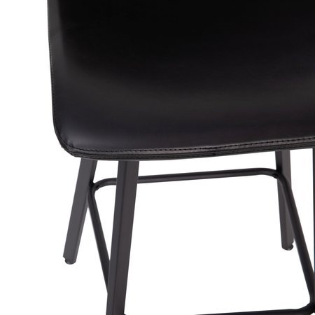 Flash Furniture 30" Black LeatherSoft Barstools, PK 2 CH-212069-30-BK-GG